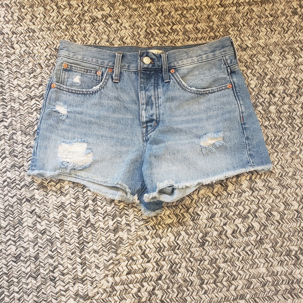 New Madewell relaxed denim shorts